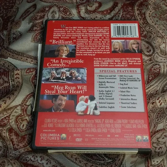 6/$15 Hanging Up columbia pictures DVD video - Picture 3 of 5